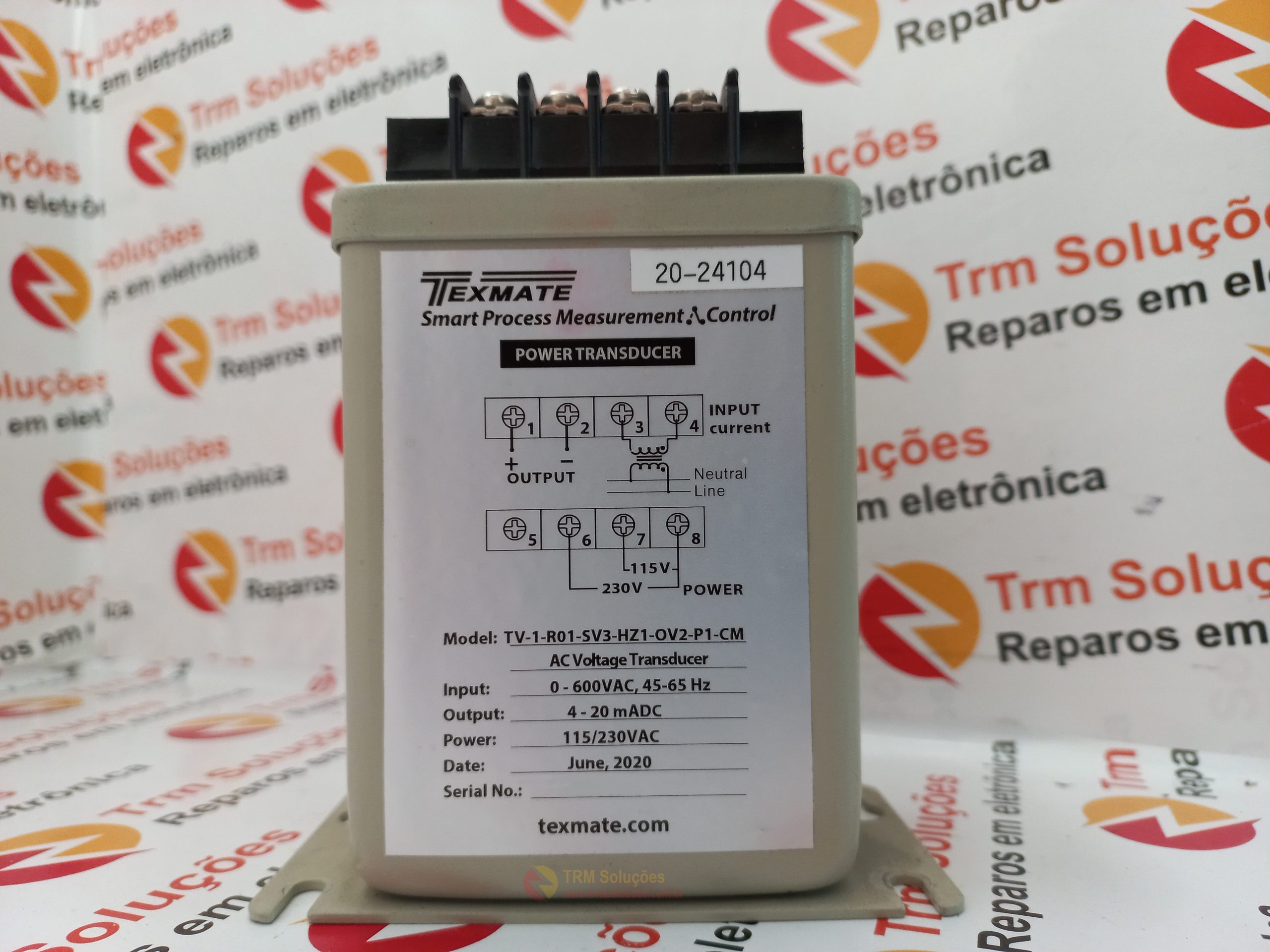TRANSDUTOR DE TENSÃO-TEXMATE-TV-1-R01-SV3-HZ1-OV2-P1-CM