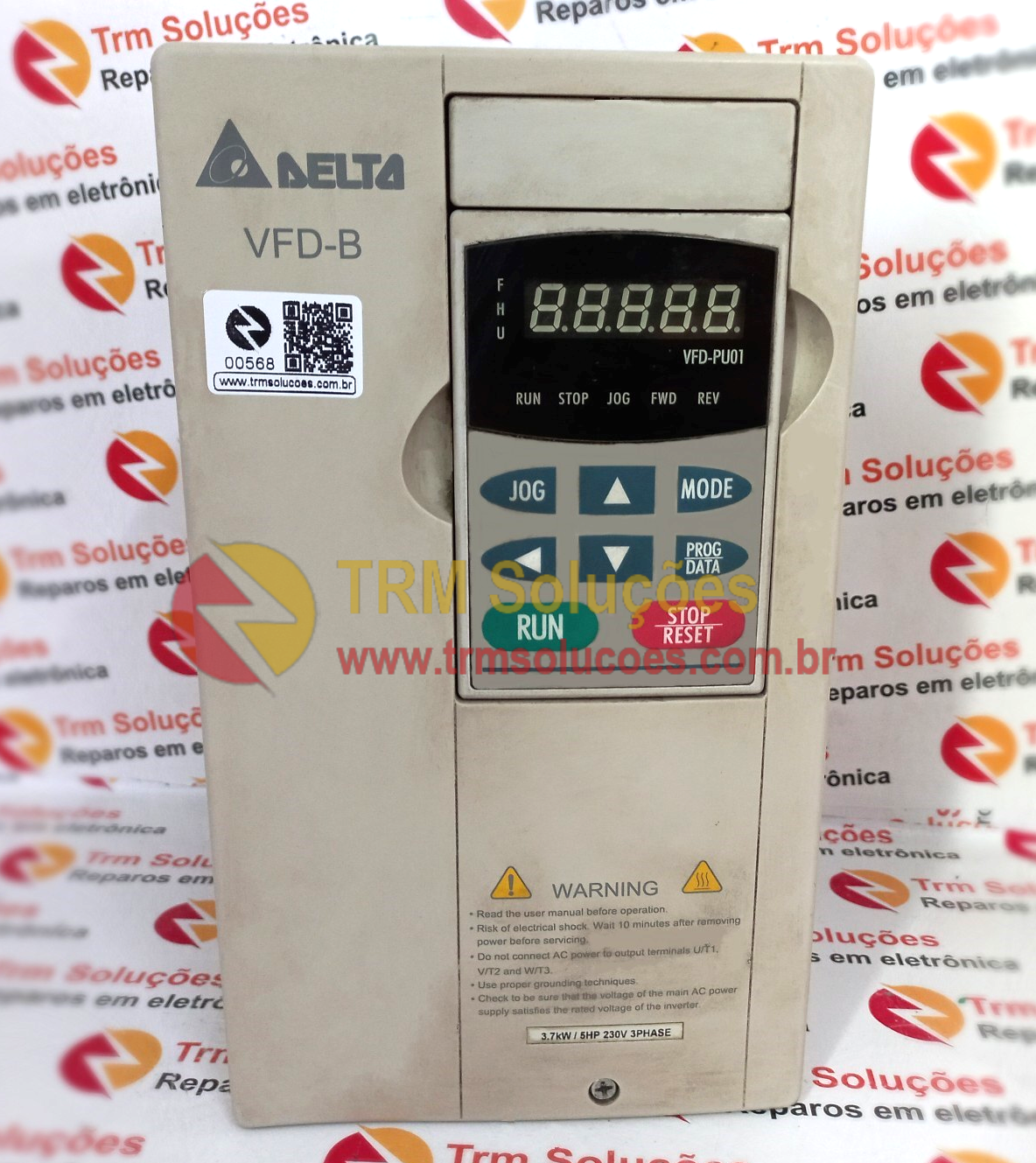 INVERSOR DE FREQUÊNCIA - DELTA - VFD037B23A