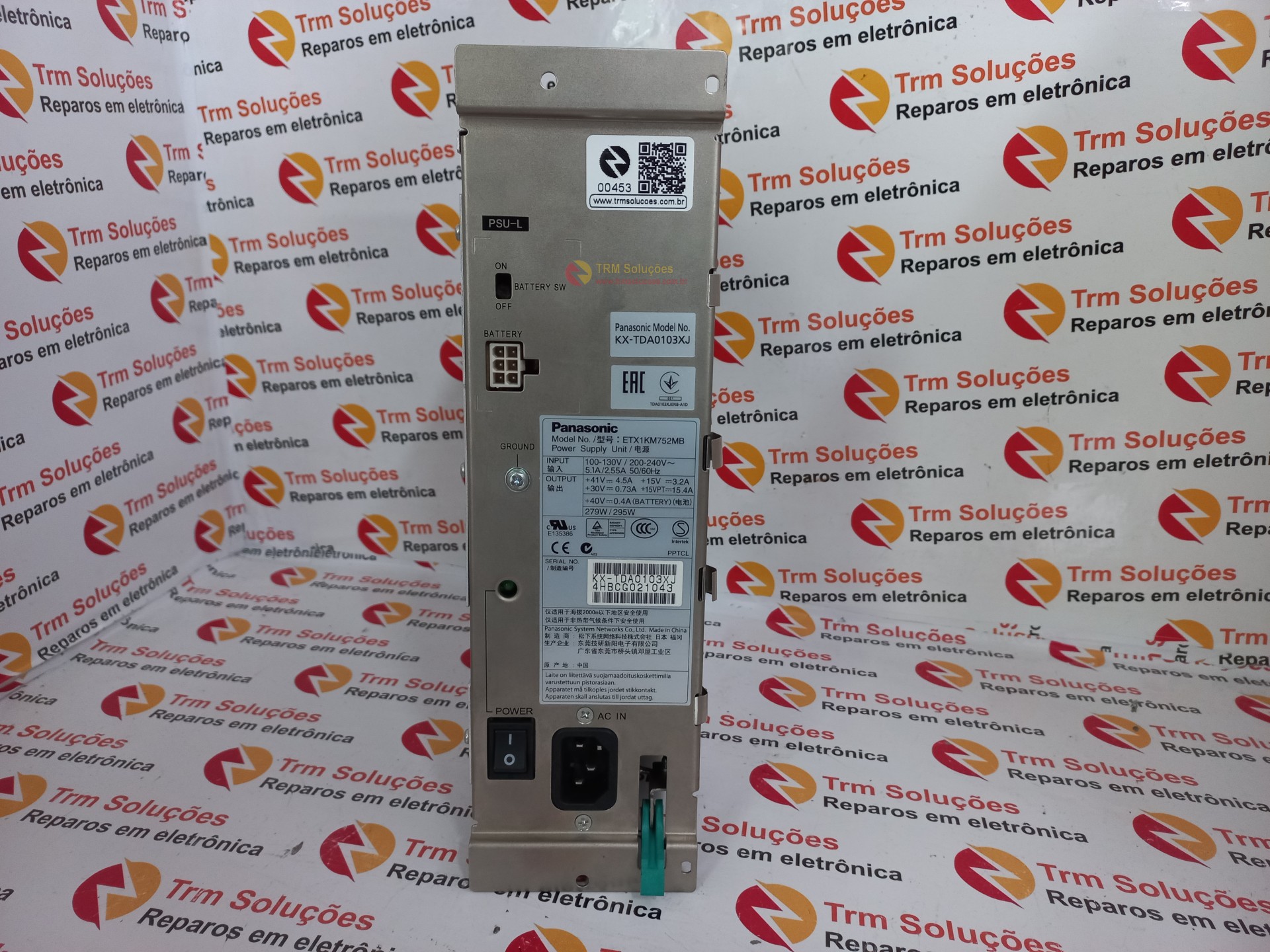 FONTE DE ALIMENTAÇÃO - PANASONIC - ETX1KM752MB